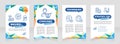 Neuromarketing multicolor premade brochure template