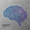 Neuromorphic Computing Vector are printed in the lower left corner highlight Royalty Free Stock Photo