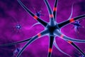 Neuron, brain cell Royalty Free Stock Photo