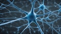 Neuron Cells Building a Neural Network Royalty Free Stock Photo