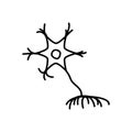 Neuron icon, vector illustration