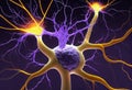 Neuronal and optogenetic stimulation. Generate Ai.