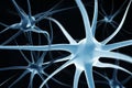 Neurons abstract background Royalty Free Stock Photo