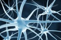 Neurons abstract background