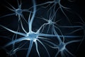 Neurons abstract background