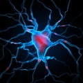 Neurons abstract background