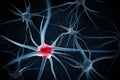 Neurons abstract background