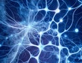 Neurons background. Abstract illustration Royalty Free Stock Photo