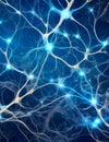 Neurons background. Abstract illustration Royalty Free Stock Photo