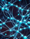 Neurons background. Abstract illustration Royalty Free Stock Photo