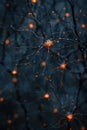 Neurons in the brain Royalty Free Stock Photo