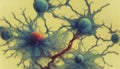 Neurons, brain cells, neural network