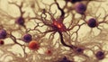 Neurons, brain cells, neural network