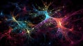 Neurons and Stars, Made with Generative AI