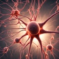 Neurons transmit brain activity by firing electrical nerve