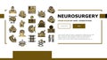 Neurosurgery Medical Treatment Landing Header Vector