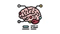 neurotraumatology health research color icon animation