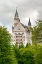 Neuschwanstein, beautiful castle near Munich in Bavaria, Germany Royalty Free Stock Photo