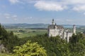 Neuschwanstein Castle,amazing view of the famous castle in Bavaria, Germany Royalty Free Stock Photo