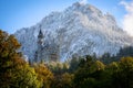 Neuschwanstein Castle in Baviera Royalty Free Stock Photo