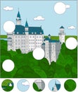 Neuschwanstein Castle. Complete the puzzle