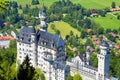 Neuschwanstein castle in Munich vicinity, Bavaria, Germany Royalty Free Stock Photo