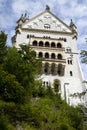 Neuschwanstein Castle Side Wall Royalty Free Stock Photo