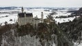 Neuschwanstein Castle in Snowy Winter