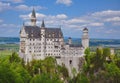 Neuschwanstein Castle at the Summer, Bavaria, Germany Royalty Free Stock Photo