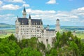 Neuschwanstein Castle at the Summer, Bavaria, Germany Royalty Free Stock Photo