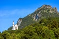 Neuschwanstein Castle in summer, Bavaria, Germany Royalty Free Stock Photo