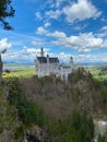 Neuschwanstein Castle, a 19th-century palace on the foothills of the Alps