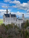 Neuschwanstein Castle, a 19th-century palace on the foothills of the Alps