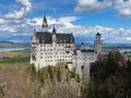 Neuschwanstein Castle, a 19th-century palace on the foothills of the Alps