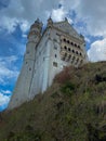 Neuschwanstein Castle, a 19th-century palace on the foothills of the Alps