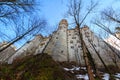 Neuschwanstein Castle in winter landscape, Fussen, Germany Royalty Free Stock Photo