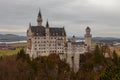 Neuschwanstein Castle, Neuschwanstein is one of the most popular of all the palaces and castles in Europe Royalty Free Stock Photo