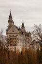 Neuschwanstein is one of the most popular of all the palaces and castles in Europe Royalty Free Stock Photo