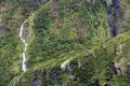 Neuseeland SÃÂ¼dinsel - WasserfÃÂ¤lle am Milford Sound Royalty Free Stock Photo