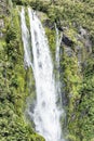 New Zealand South Island - Waterfalls at Milford Sound Royalty Free Stock Photo