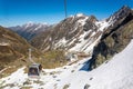 Gamsgarten cable car to Stubai Glacier in Tyrol, Austria