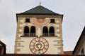 Tower of the Neustift Monastery in Vahrn near Brixen in South Tyrol, Italy Royalty Free Stock Photo