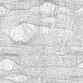 Neutral elegant line art pattern fishnet, seamless texture design. Torn tights in grid, lattice, wavy, lace, fishing net