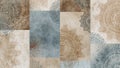 Neutral Patchwork Texture With Earthy Shades Royalty Free Stock Photo
