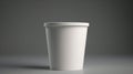 The neutral white background of this mockup emphasizes your designs on the ice cream paper cup Royalty Free Stock Photo