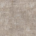 Neutral woven linen fabric texture square Royalty Free Stock Photo