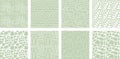 Neutrals color abstract seamless pattern set. Endless graphic linear basic shapes print. Trendy neutral colors aesthetic