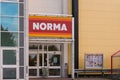 Neuwied, Germany - October 21,2023: entrance of the local NORMA store