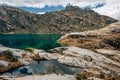 Nev Churup Summit and Laguna, Huascaran National Park in the Andes, South America