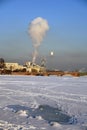 The Neva river panorama in Saint-Petersburg, Russia